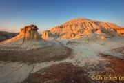Landschap in het Dinosaur Provincial Park-Landscape in the Dinosaur Provincial Park