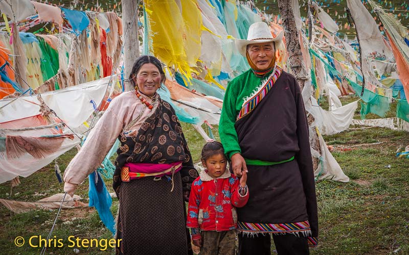 Tibetaanse familie - Tibetan family