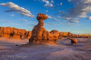 Sandstone Hoodoos at Sunset