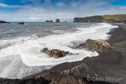 coast of southern Iceland near the village of Vik