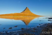 Kirkjufell a few minutes after sunrise