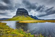 The monolith of Lomagnupur, south Iceland The monolith of Lomagnupur, south Iceland