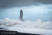 Storm at the south coast of Iceland Storm at the south coast of Iceland