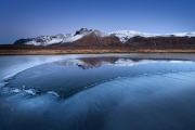 Winter landscape, south Iceland