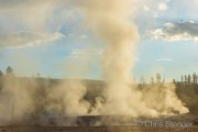 Steaming fumaroles, Yellowstone National Park Wyoming