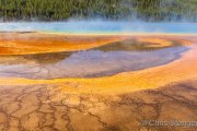 Colorful hot spring, Yellowstone National Park Wyoming