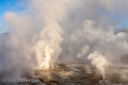Steaming fumaroles, Yellowstone National Park Wyoming