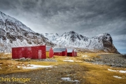 Winter landscape on the Lofoten