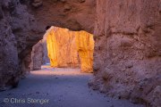 Slot-canyon in Death Valley