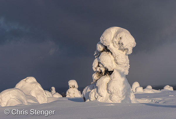 De winter in Finland is ijzig koud en gaat gepaard met veel sneeuw en ijs.